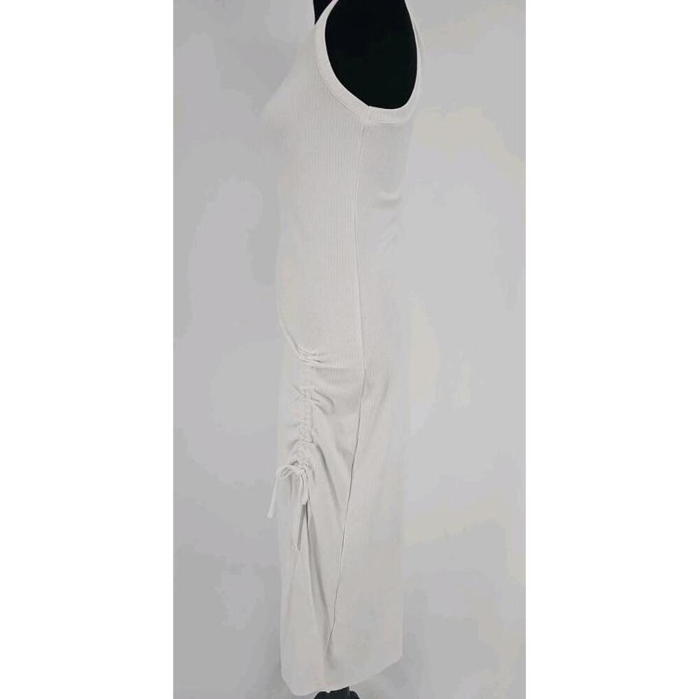 Betsy Johnson Ribbed Fitted Dress Womens Small Cinched Side Slit Y2K 90s - Picture 2 of 5